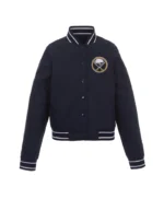 Navy Buffalo Sabres Poly Twill Jacket