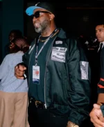 Fanatics Fest 2026 Kazeem Famuyide Black Satin Jacket