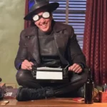Nicolas Cage Spider Noir Brown Leather Coat