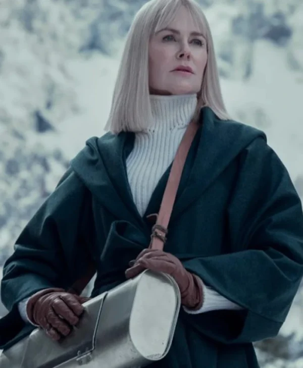 Nicole Kidman Nine Perfect Strangers S02 Green Hooded Coat