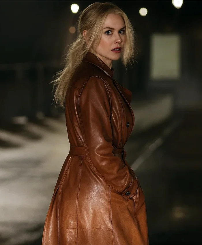 Nicole Kidman Nine Perfect Strangers S02 Leather Coat Nicole Kidman Nine Perfect Strangers S02 Leather Coat