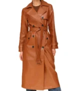 Nicole Kidman Nine Perfect Strangers S02 Leather Coat