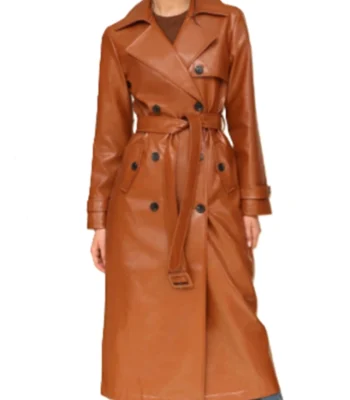 Nicole Kidman Nine Perfect Strangers S02 Leather Coat