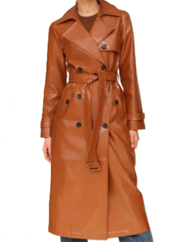 Nicole Kidman Nine Perfect Strangers S02 Leather Coat
