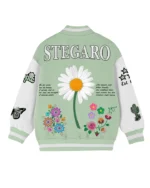 Nunez Stegaro Pretty Girl Green Varsity Jacket