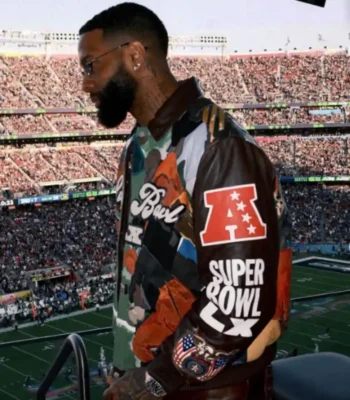 OBJ Super Bowl LX leather jacket