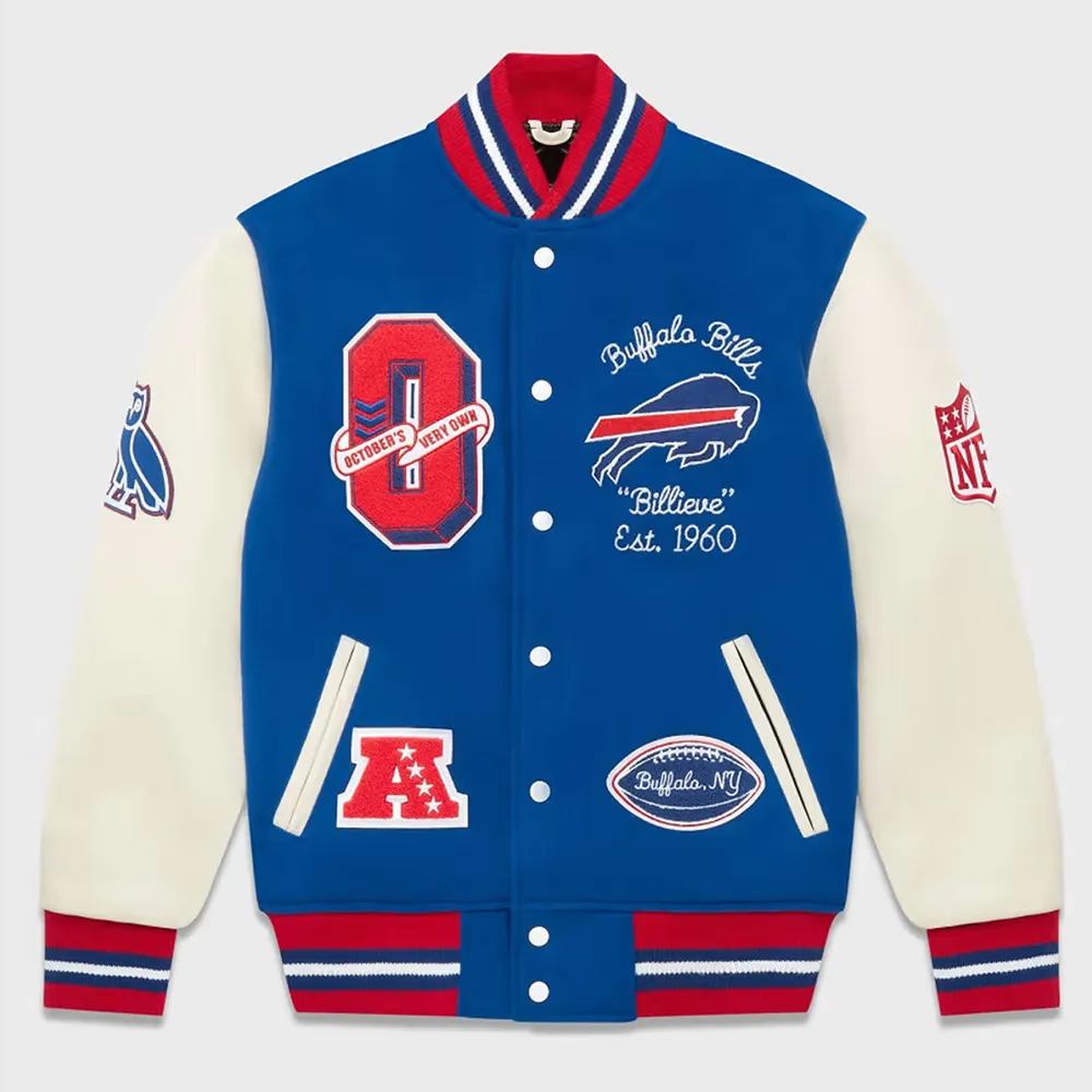 OVO Buffalo Bills Varsity Jacket OVO Buffalo Bills Varsity Jacket