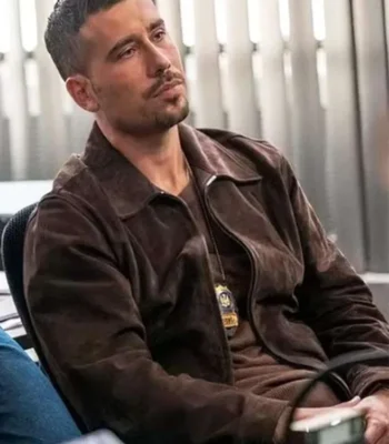 Octavio Pisano Law and Order SVU S26 Brown Suede Jacket