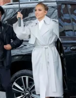 Office Romance Jennifer Lopez Grey Wool Coat