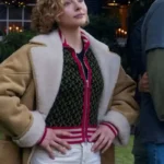 Oh What Fun Chloë Grace Moretz Shearling Leather Jacket