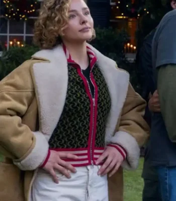 Oh What Fun Chloë Grace Moretz Shearling Leather Jacket