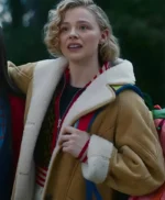 Oh What Fun Chloë Grace Moretz Shearling Leather Jacket