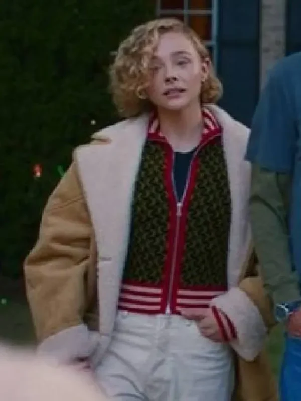 Oh What Fun Chloë Grace Moretz Shearling Leather Jacket