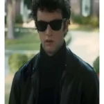 Oh What Fun Dominic Sessa Black Leather Jacket
