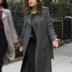 Olivia Benson Law and Order SVU S26 Grey Coat