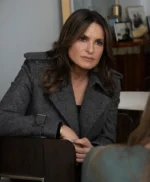 Olivia Benson Law and Order SVU S26 Grey Coat