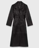 Olivia Cooke The Girlfriend S01 Black Leather Coat