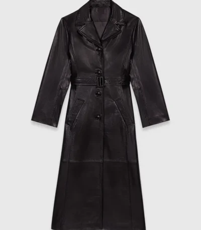 Olivia Cooke The Girlfriend S01 Black Leather Coat