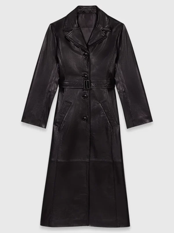 Olivia Cooke The Girlfriend S01 Black Leather Coat
