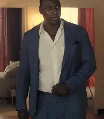 Omar Sy French Lover Blue Suit