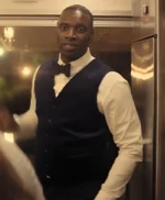 Omar Sy French Lover Blue Vest