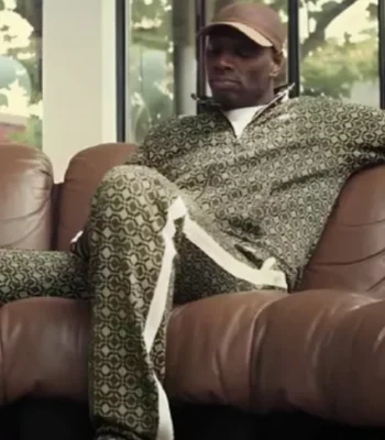 Omar Sy French Lover Printed Tracksuit