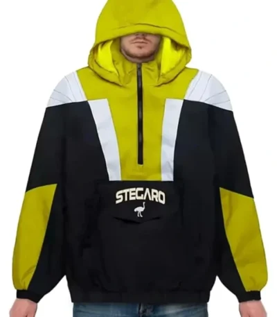 Ostrich Stegaro Yellow And Black Jacket