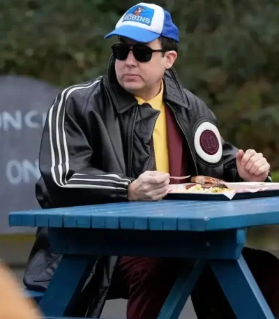 P.J. Byrne The Rainmaker S01 Black Leather Jacket