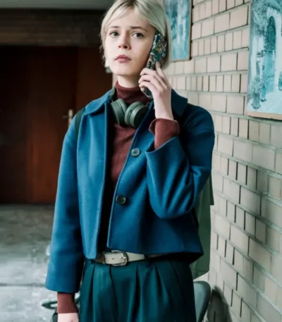 Patience Evans Patience S01 Blue Wool Jacket
