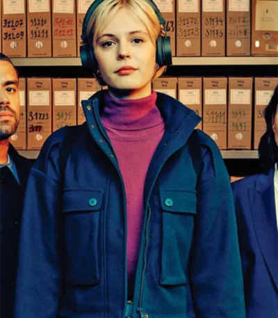 Patience Evans Patience S01 Blue Wool Jacket