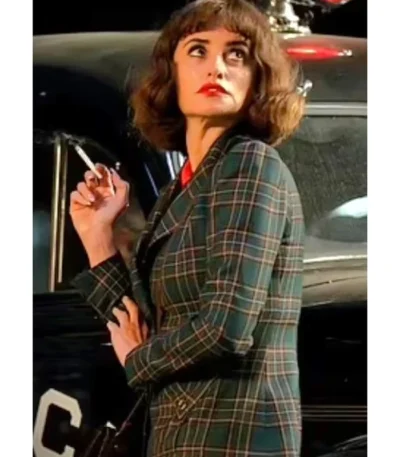 Penelope Cruz The Bride Green Checkered Blazer
