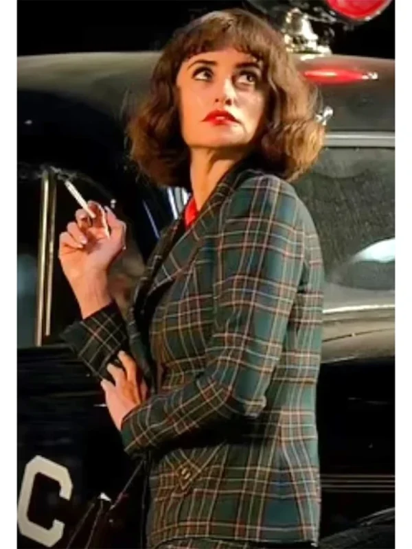 Penelope Cruz The Bride Green Checkered Blazer