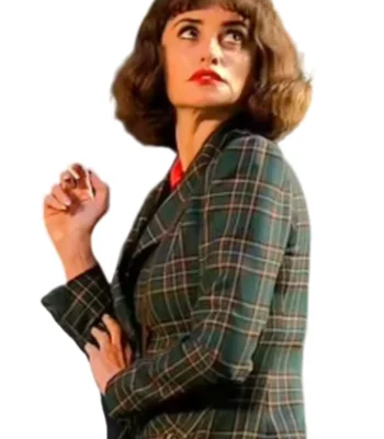 Penelope Cruz The Bride Green Checkered Blazer