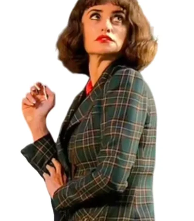 Penelope Cruz The Bride Green Checkered Blazer