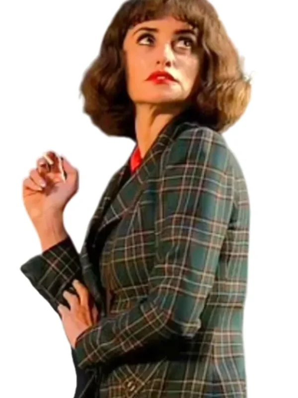 Penelope Cruz The Bride Green Checkered Blazer