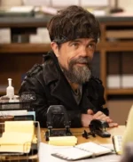 Peter Dinklage The Lowdown S01 Black Leather Jacket