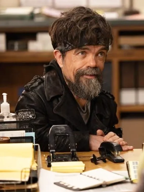 Peter Dinklage The Lowdown S01 Black Leather Jacket