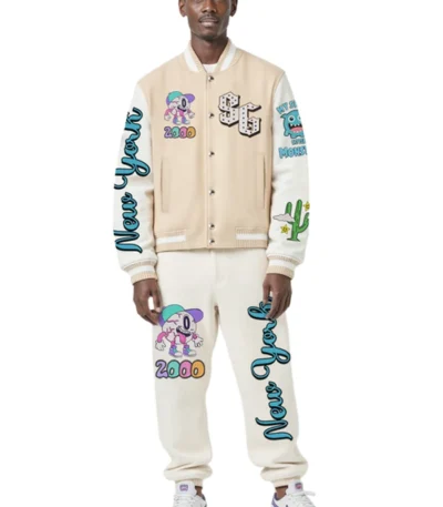 Peter Stegaro Mascot Wool varsity Jacket