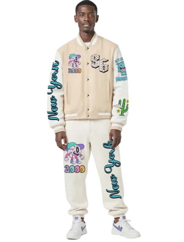 Peter Stegaro Mascot Wool varsity Jacket