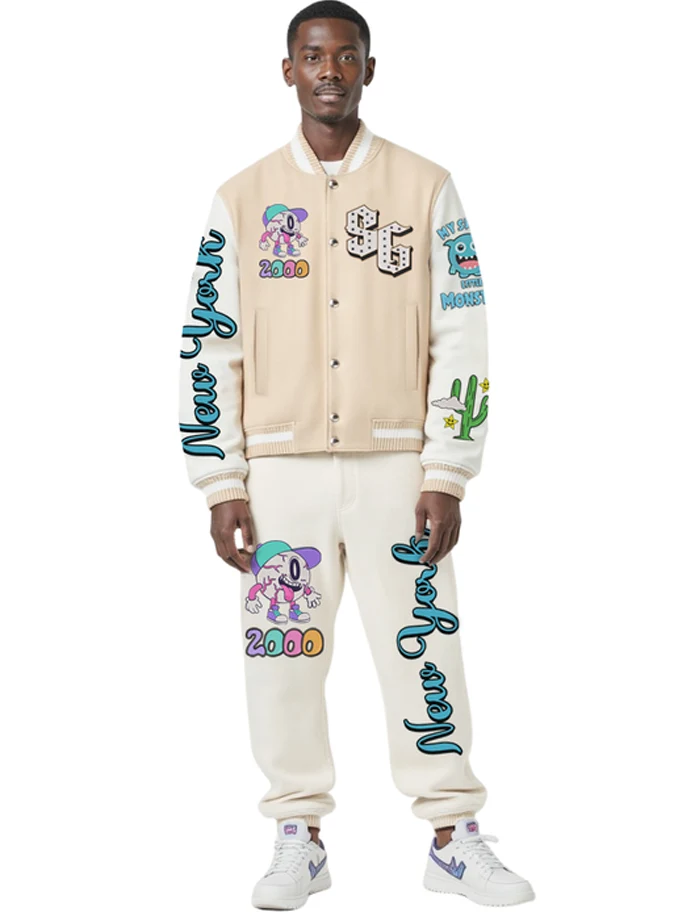 Peter Stegaro Mascot Wool varsity Jacket Peter Stegaro Mascot Wool varsity Jacket