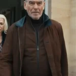 Pierce Brosnan MobLand Brown Jacket