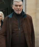 Pierce Brosnan MobLand Brown Jacket