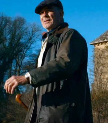 Pierce Brosnan MobLand Leather Jacket
