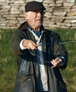 Pierce Brosnan MobLand S01 Brown Cotton Jacket