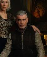 Pierce Brosnan MobLand S01 Brown Vest