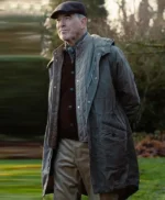 Pierce Brosnan MobLand S01 Hooded Coat