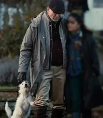 Pierce Brosnan MobLand S01 Hooded Coat