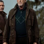 Pierce Brosnan Mobland S01 Brown Suede Jacket