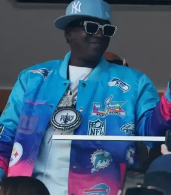 Super Bowl LX Flavor Flav Blue Jacket
