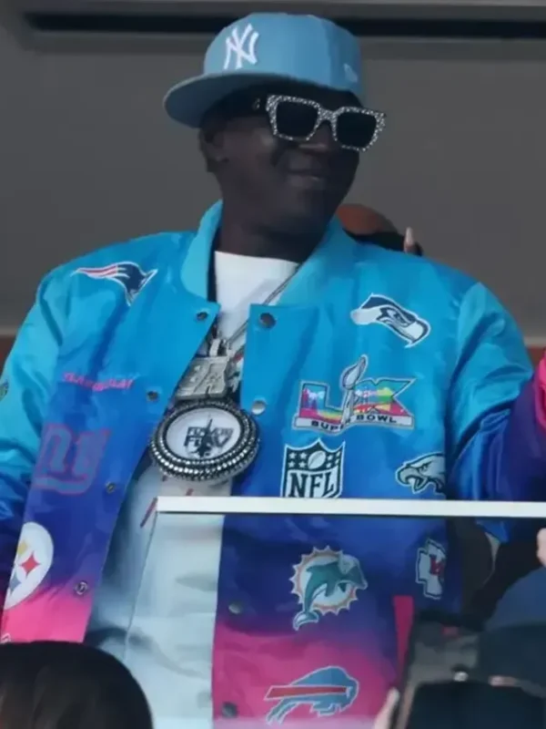 Super Bowl LX Flavor Flav Blue Jacket